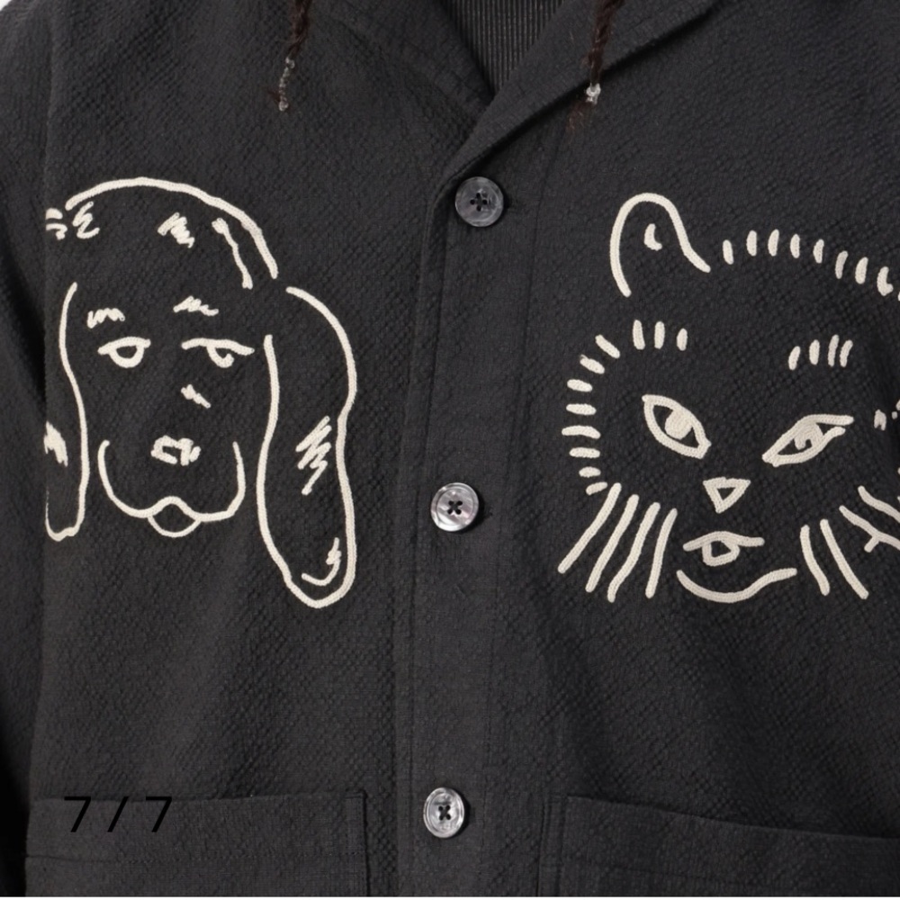 Obey unisex vesta jacket with animal accents - Picture 3 of 8